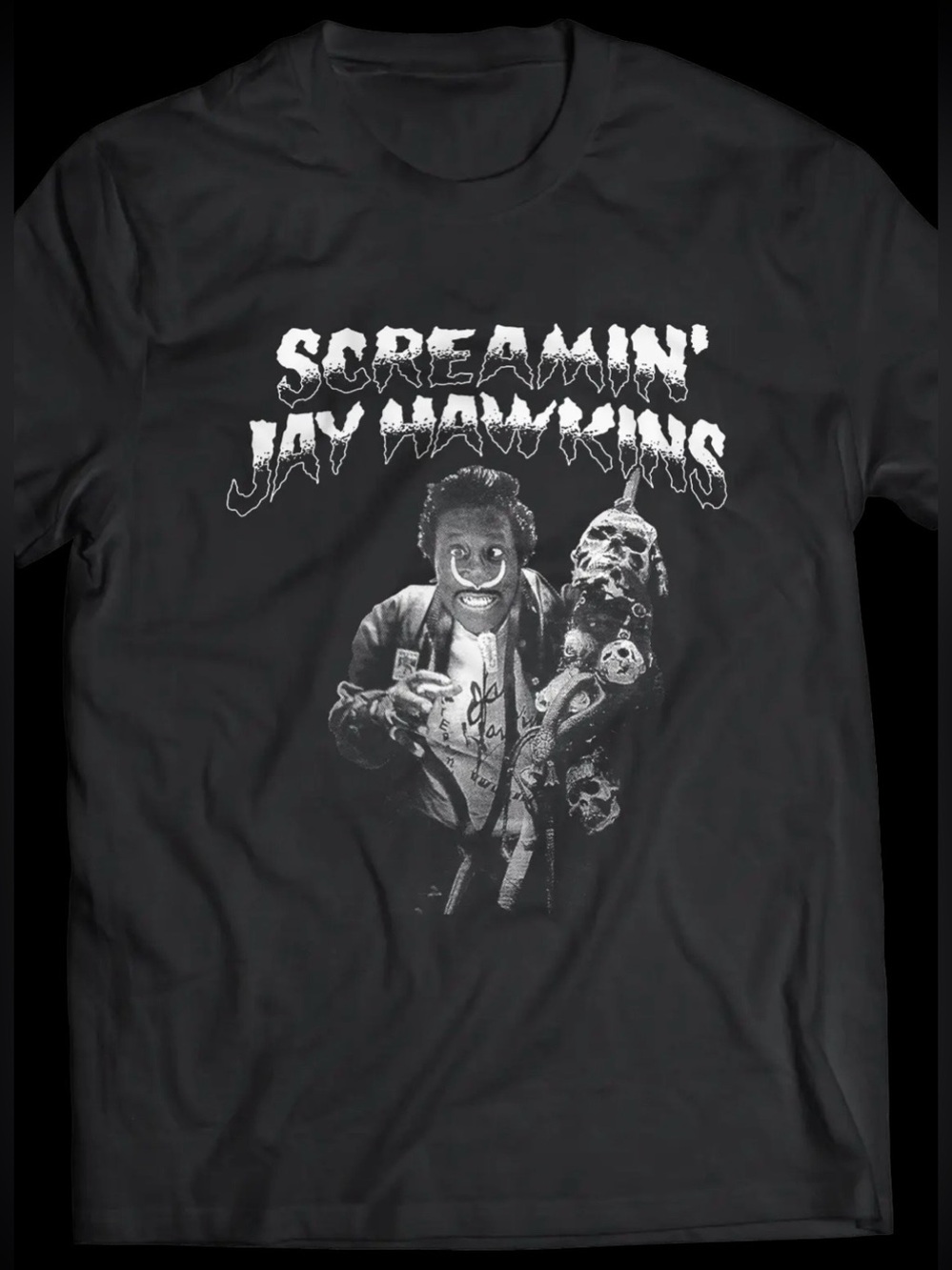 Screamin' Jay Hawkins "Cross Eyed" T-Shirt XXL I Put A Spell On You Shock Rock